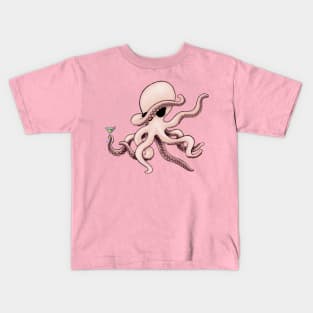 Dabbing Octopus Quarantini Kids T-Shirt